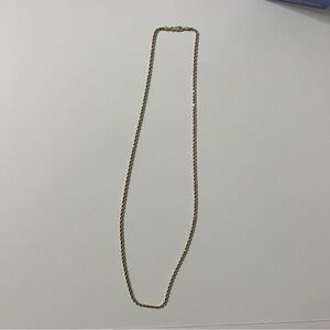 10k gold rope chain necklace